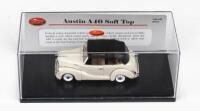TRAX TRR: 1:43 Trax TRR 19B White and Black Austin A40 Soft Top, no C of A, clear boxed.
