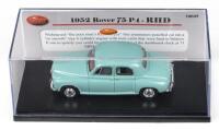 TRAX TRR: 1:43 Trax TRR49 Light Green 1952 Rover 75 P4 Sedan, no C of A, clear boxed.