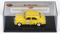 TRAX TRR: Trax TRR30 Yellow Des West Holden FX Sedan, no C of A, clear boxed.