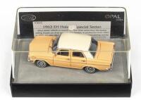 TRAX OPAL: 1:43 Trax Opal Series TO 01C Salmon and White 1963 Holden EH Special Sedan, no C of A, clear case in custom box.