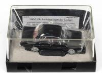 TRAX OPAL: 1:43 Trax Opal Series TO 01E Warrigal Black 1963 Holden EH Special Sedan, no C of A, clear case in custom box.