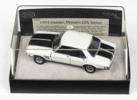 TRAX OPAL: 1:43 Trax Opal Series TO 04 White and Black 1973 Holden Monaro GTS Sedan, no C of A, clear case in custom box.