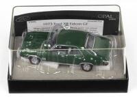 TRAX OPAL: 1:43 Trax Opal Series TO 06C Emerald Fire Green 1973 Ford XB Falcon GT Sedan, no C of A, clear case in custom box.
