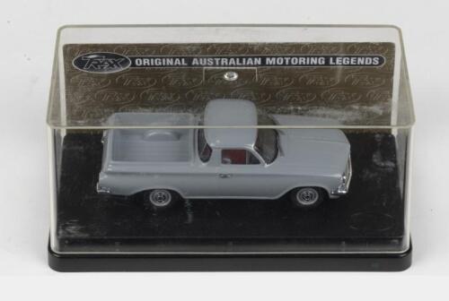 TRAX: 1:43 scale Trax Original Australian Motoring Legends Series TR54C Grey 1963 Holden EH Ute, clear boxed.