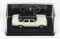TRAX AUSTRALIAN MOTORING ICONS: 1:43 scale Trax Australian Motoring Icons Series TR82B Kashmir White 1969 Holden Premier Sedan, clear case, boxed.