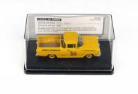 TRAX AUSTRALIAN MOTORING ICONS: 1:43 scale Trax Australian Motoring Icons and Aussie Oil Series TR73D, Yellow Golden Fleece 1960 Golden Fleece Holden FB Ute, clear case, boxed.