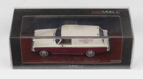 265 · TSM MODELS: 1:43 scale TSM Models 1979 Maroon and Cream Rolls-Royce Silver Shadow Krug Delivery Truck, in an unopened clear display box.