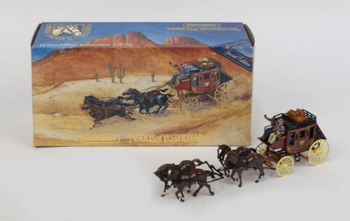 316 · MATCHBOX MODELS OF YESTERYEAR: 1:43 scale Matchbox Models of Yesteryear YSH3 Special Edition 1875 Wells Fargo Stagecoach, custom boxed.