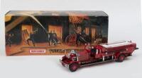 MATCHBOX MODELS OF YESTERYEAR: 1:43 scale Matchbox Models of Yesteryear YSFE01 Special Edition 1930 Ahrens-Fox Quad Fire Engine, C of A, custom boxed.
