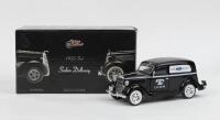 UNIQUE REPLICAS: 1:24 scale Unique Replicas Black 1935 Ford Parts Delivery Sedan, no C of A, custom boxed.