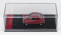 BUCKLE MINI: 1:43 scale Ace Model Cars Red with Silver Stripes Kevin Buckle Mini Monaco, clear display boxed.
