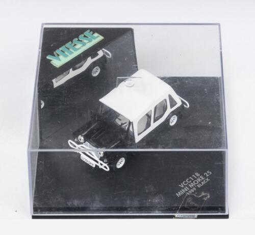 351 · MINI MOKE: 1:43 scale Vitesse VCC118 Black 1989 Mini Moke 25, No 1515 of a Limited Edition of 2000, C of A, clear display boxed.