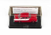 TRAX ORIGINAL AUSTRALIAN MOTORING LEGENDS: 1:43 scale Trax Original Australian Motoring Legends series TR20K Red and White 1960 Holden FB Special Sedan, clear display boxed.