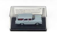 TRAX AUSTRALIAN MOTORING ICONS: 1:43 scale Trax Australian Motoring Icons series TR87 Seagull Grey 1960 Holden FB Standard Station Sedan, clear display boxed.