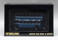 TRUX AUSSIE BIG RIGS & BUSES: 1:76 scale Trux Aussie Big Rigs & Buses Series TX3D 1929 Leyland Titan TD1 Double Decker Bus Central Railway to Brighton-le-Sands NSW, clear display boxed.
