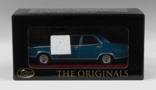 412 · TRAX THE ORIGINALS 1:43 scale Trax The Originals series TR42 Corinthian Blue 1973 Leyland P76 Super Sedan, clear display boxed.