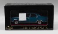 TRAX THE ORIGINALS 1:43 scale Trax The Originals series TR42 Corinthian Blue 1973 Leyland P76 Super Sedan, clear display boxed.