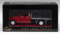 TRAX THE ORIGINALS 1:43 scale Trax The Originals series TR45 Salamanca Red 1971 Holden HQ One-Tonner Cab Chassis flat bed Ute, clear display boxed.
