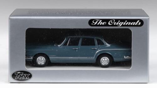 417 · TRAX THE ORIGINALS 1:43 scale Trax The Originals series TR36C Blue 1962 Chrysler "S" Series Valiant Sedan, clear display boxed.