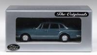 TRAX THE ORIGINALS 1:43 scale Trax The Originals series TR36C Blue 1962 Chrysler "S" Series Valiant Sedan, clear display boxed.