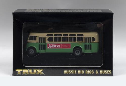 457 · TRUX AUSSIE BIG RIGS & BUSES: 1:76 scale Trux Aussie Big Rigs & Buses Series TX1B 1953 Daimler CV Single Decker Bus Wynyard Terminus Sydney, clear display boxed.