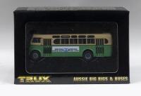 TRUX AUSSIE BIG RIGS & BUSES: 1:76 scale Trux Aussie Big Rigs & Buses Series TX1 1953 Daimler CV Single Decker Bus Taronga Park Zoo Sydney, clear display boxed.