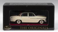 TRAX AUSTRALIAN MOTORING LEGENDS: 1:43 scale Trax Australian Motoring Legends Originals series TR40C Shoreline Beige and Djebco Tan 1956 Holden FE Special Sedan, custom display boxed.