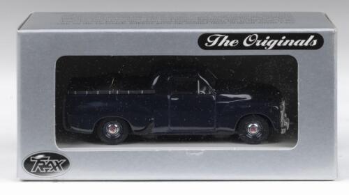 472 · TRAX AUSTRALIAN MOTORING LEGENDS: 1:43 scale Trax Australian Motoring Legends Originals series TR25C Caspian Blue 1951 Holden 50-2106 Ute, custom display boxed.