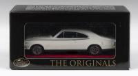 TRAX AUSTRALIAN MOTORING LEGENDS: 1:43 scale Trax Australian Motoring Legends Originals TR37B Kashmir White 1970 Holden HG Monaro GTS-350 Coupe, custom display boxed.
