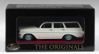 TRAX AUSTRALIAN MOTORING LEGENDS: 1:43 scale Trax Australian Motoring Legends Originals series TR41B Atherton Ivory with Turquoise Roof and matching wheels 1962 Holden EJ Special Station Sedan, custom display boxed.