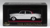 TRAX AUSTRALIAN MOTORING LEGENDS: 1:43 scale Trax Australian Motoring Legends Originals series TR40B Cabot Grey and Gypsey Red 1956 Holden FE Special Sedan, custom display boxed.
