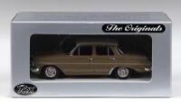 TRAX AUSTRALIAN MOTORING LEGENDS: 1:43 scale Trax Australian Motoring Legends Originals series TR39 Bunyip Bronze with Beige Roof and matching wheels 1962 Holden EJ Special Sedan, custom display boxed.