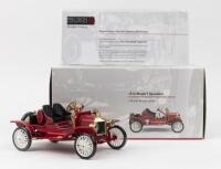 MODEL T FORD: 1:18 scale Ford Motor Company Precision 100 Collection Red 1913 Model T Ford Speedster, C of A, boxed.