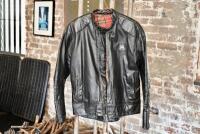 RIDING JACKETS:&nbsp; Two circa 1960s/1970s black leather jackets, one by DBT (Australia) size 7, the other by Country Life Clothing size 8 [Sydney] - 2