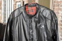 RIDING JACKETS:&nbsp; Two circa 1960s/1970s black leather jackets, one by DBT (Australia) size 7, the other by Country Life Clothing size 8 [Sydney] - 3