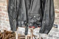 RIDING JACKETS:&nbsp; Two circa 1960s/1970s black leather jackets, one by DBT (Australia) size 7, the other by Country Life Clothing size 8 [Sydney] - 17