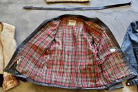 RIDING JACKETS:&nbsp; Two circa 1960s/1970s black & brown leather jackets, one by Career&nbsp;of Bendigo (size 5), the other by Standard Fashion Melbourne plus others [Sydney] - 9