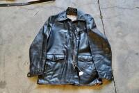 RIDING JACKETS:&nbsp; Two circa 1960s/1970s black & brown leather jackets, one by Career&nbsp;of Bendigo (size 5), the other by Standard Fashion Melbourne plus others [Sydney] - 10