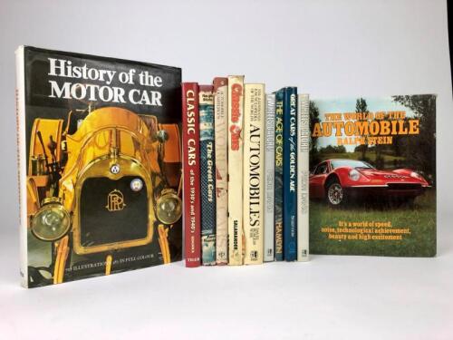 GENERAL MOTORING: A collection of hardcover books detailing the history of the motor car