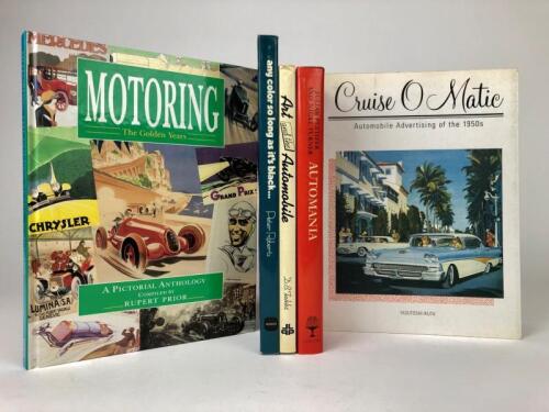 CAR ADVERTISING: A group of books detailing automobile advertising and general motoring