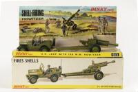 JEEP/HOWITZER: A Dinky Toys No. 615 US Jeep with 105 mm Howitzer, within original box and display card, model in superb&nbsp;condition&nbsp;