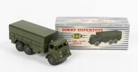 ARMY TRUCK: A Dinky Supertoys No.622 10-ton Army Truck made in England by Meccano Ltd