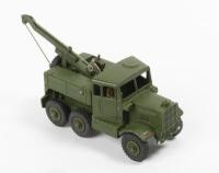 RECOVERY TRACTOR: A Dinky Supertoys No. 661 Recovery Tractor Scammel 6-wheel Military break&nbsp;down vehicle, within original box stamped with 8 9 57 - 2