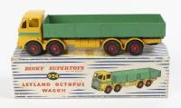 LEYLAND WAGON: A Dinky Supertoys No. 934 Leyland Octopus&nbsp;Wagon, yellow and green, within original box made in England by Meccano Ltd