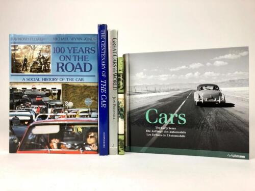 CARS/GENERAL MOTORING: A group of hardcover books detailing general motoring and cars