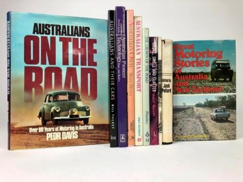AUSTRALIAN MOTORING: A collection of books covering Australian motoring