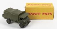 MERCEDES UNIMOG: A Dinky Toys No. 821 Camionnette&nbsp;Militaire Unimog Mercedes, in original made in France by Meccano Ltd