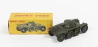 PANHARD ARMOURED CAR: A Dinky Toys No. 815 Panhard E.B.R. Armoured&nbsp;Car, in original box made in France by Meccano Ltd,