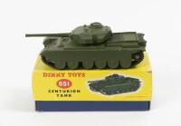 CENTURION TANK: A Dinky Supertoys No. 651 Centurion Tank in original&nbsp;box model by Meccano Ltd