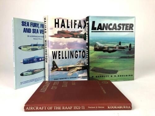 AVIATION: Four hardcover books detailing aviation